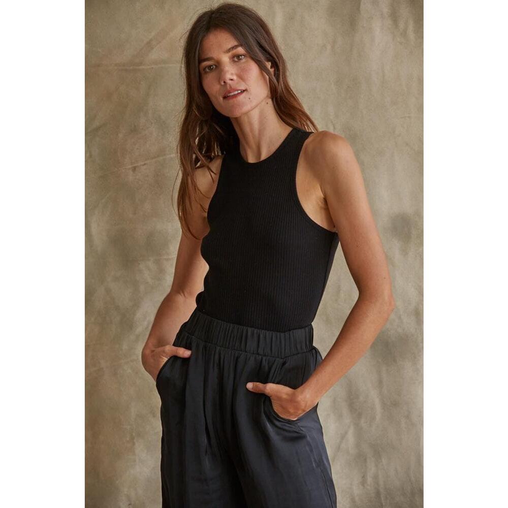 Boho Dreamer Black Tank